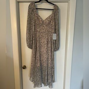 NWT ASTR the Label Midi Dress